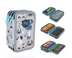 Penalas CoolPack, 20 cm x 13 cm, pilka/įvairių spalvų