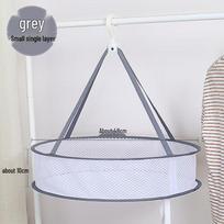 Socks Drying Net, Clothes Drying Rack Basket, Flat Wool Sweater Net, Underwear and Sweater Dryer pilka spalva