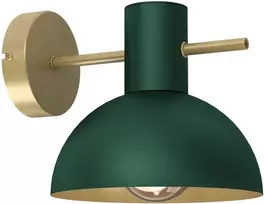 Sieninis šviestuvas Luminex Estate 4368 sieninė lempa 1x15W E27 žalia/auksinė