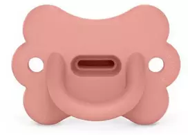 Suavinex SUAVINEX - 308915-100% FIZIOLOGINIS SILIKONINIS čiulptukas SX PRO/BUTTERFLY/6-18M/ROŽINĖ/SPALVINĖ ESENCIJA