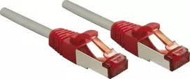 Tinklo Kabelis - LINDY CrossOver Cat.6 S/FTP Tinklo Kabelis, RJ45, M/M, 250MHz, 27AWG, 0.5 m, Pilkas