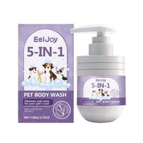EelJoy 5-in-1 Pet Shampoo, Gentle Cleansing & Coat Care, Smooth & Shiny Fur, Lavender Scent, Shampoo for Cats & Dogs, 100g