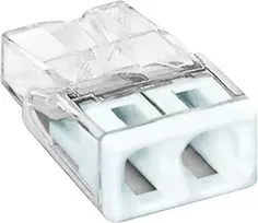 Orno Złączka „Wago“ 2 takelių jungtis, modelis: 2273-202, nuo 0,5 iki 2,50 mm², 10 vnt.