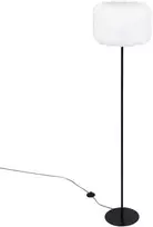 Atmosphera Lamp Pastatomas šviestuvas svetainei TOBIE su medvilniniu gaubtu, Ø 37 x 150 cm
