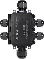 Orno Puszka Dėžutė be tvirtinimo HD IP68, 0,75–4,0 mm?, 2 M20 jungtys, 4 M16 jungtys
