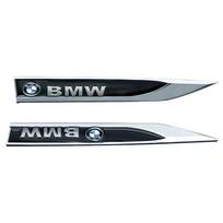 Automobilio kėbulo apsauginis lipdukas, metalinis automobilio emblemos logotipas, sparno mentės lipdukas, skirtas BMW E46 E90 E60 F10 F30 E39 E36 F20 E87 G30 E92 juoda