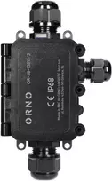 Orno Puszka Dėžutė be tvirtinimo HD IP68, 0,75–4,0 mm?, 2 M20 riebokšliai, 1 M16 riebokšlis