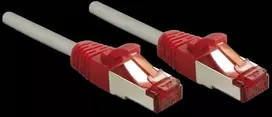Tinklo Kabelis - LINDY CrossOver Cat.6 S/FTP Tinklo Kabelis, RJ45, M/M, 250MHz, 27AWG, 15 m, Pilkas