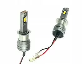 „Żarówki“ LED LTC Sidabrinis serijos „Plug&Play“ H1 DC 9-32Vmax 60W 6000LM vienetas, 2 vnt.