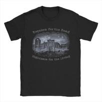 Resident Evil Leon S. Kennedy T-Shirt, Unisex Game Fan Streetwear Tee, 100% Cotton Casual Short Sleeve Top 4XL