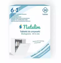 Natulim „Finish“ 6 viename indaplovės tabletės, 30 vnt.