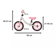 Balansinis dviratukas Trike Fix, baltas