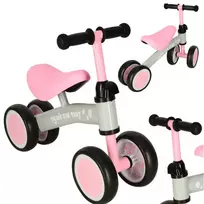 Keturratis balansinis dviratukas Trike Fix, rožinis