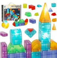 3D šviečiančios magnetinės kaladėlės, 64 d.