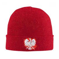 Polska Polish Eagle Warm Knitted Cap Hip Hop Bonnet Hat Autumn Winter Outdoor Beanies Hats for Men Women Adult One Size
