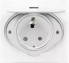 Orno Hermetyczne Hermetiškas elektros lizdas, IP44, 1x2P+Z (Schuko), baltas