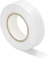 Orno Taśma Balta izoliacinė juosta, atspari ugniai, plotis 19 mm, storis 0,13 mm, ilgis 20 m