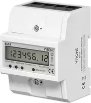 Orno 3 Fazowy Trifazis skaitmeninis elektros energijos suvartojimo indikatorius, 100A, 4 moduliai, DIN TH-35mm