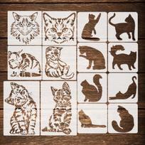14 Best-Selling Cat Painting Stencils