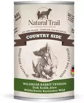 Wild NATURAL TRAIL Country Side šerniena triušiena Deer - Wet Dog Food - 400g
