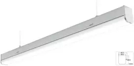 Pakabinamas šviestuvas Linijinis šviestuvas LIN1B 80W 8800lm 4000K, ilgis 2,4M