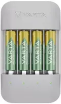 Varta Eco Charger Pro, Nikelio-metalo hidrido (NiMH), Trumpojo jungimo, AA, AAA, 4 vnt., Pridedamos baterijos