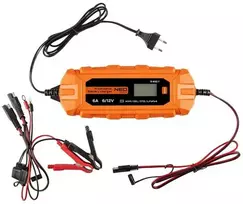 Automatinis akumuliatorių įkroviklis NEO 6 A / 100 W, 3–150 Ah, rūgštiniams, AGM, GEL, LiFePO₄