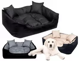 Aio Factory Šuns guolis ECCO kennel 55x45 cm, vandeniui atsparus, juodas