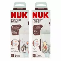 NUK 742027 Mikės Pūkuotuko silikoninis buteliukas 260ml
