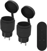 Orno Rinkinys Belaidžių MINI lizdų rinkinys, valdomas nuotoliniu būdu 2+1, 2300 W, IP44
