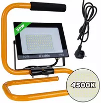 Keltin 50 W LED prožektorius su konstrukciniu stovu ir laidu - neutrali balta spalva 4500 K (10)