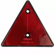 Raudonas šviesą atspindintis įspėjamasis trikampis amio-04384