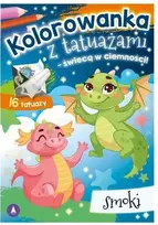Skrzat Wydawnictwo Kolorow.su tatuiruotė. šviečia tamsoje! Drakonai 78794