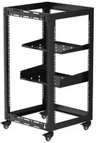 Spacetronik Mobilus serverių stelažas 19" Atviras stelažas Pro-17U