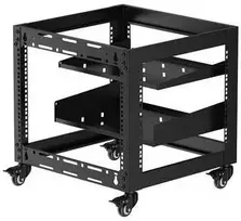 Spacetronik Mobilus serverių stelažas 19" Open Rack Pro-7U