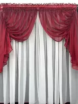 Dule Interior dieninė užuolaida 4x150 RP4-5(bordo)