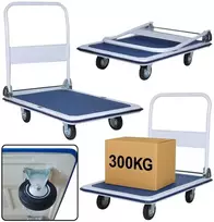 Lean Sulankstomas transportavimo vežimėlis 300 kg, 90x60 cm