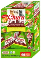 Inaba Churu Fun Bites skanėstas katėms su vištiena ir moliūgu suktinukai 96g (8x12g)