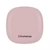 Kosmetinis Veidrodis - Humanas HS-PM01 LED Šviesa Reguliuojamas Intensyvumas 5x Didinimas Rožinė