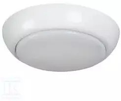 Kanlux Plafoniera lubinis šviestuvas 2x15W E27 II kl. 220-240V IP44 ERTON 240 OP-W baltas apvalus 35771