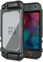 „Tech-Protect MagMat“ dėklas, skirtas „Nintendo Switch 2“ – juodas ir permatomas