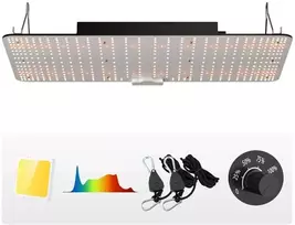 LED augalų auginimo šviestuvas, viso spektro, 200 W, pritemdomas