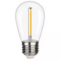 Visional VS-B-19 Dārza ķēdes LED filamentu spuldze E27 A60 | 1W | 2700K silti balta | 100lm | Dimmējama