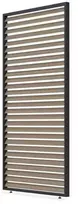 Horizontalių žaliuzių sienelė pavėsinėms Pergola ELEGANCE/DELUXE/FUSION 1.2 m, Woodgrain (113.3 cm)