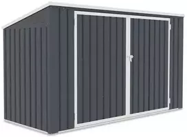 Šiukšliadėžių pastogė Davis 237x101 cm, Cold Pilkas