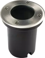 Lauko šviestuvas į grindinį KANLUX MORO N IG-2 IP67 IK08 GU10 max 20W chromo sp ø11x12,5cm