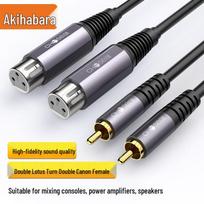 CHOSEAL Dual RCA Male to XLR Female Audio Cable 1.5m