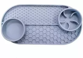 Nordic Paws - Laižymo kilimėlis 3in1 - Pilka - 32x16,5cm