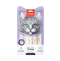 wanpy - Wanpy kreminis, laižomas kačių skanėstas su tunu ir krabais 70 g (5 x 14 g) - 70 g (5 x 14 g)