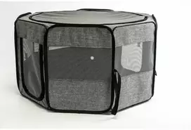 Nordic Paws – Vax Playpen minkštas, pilkas M – (7000241012599)